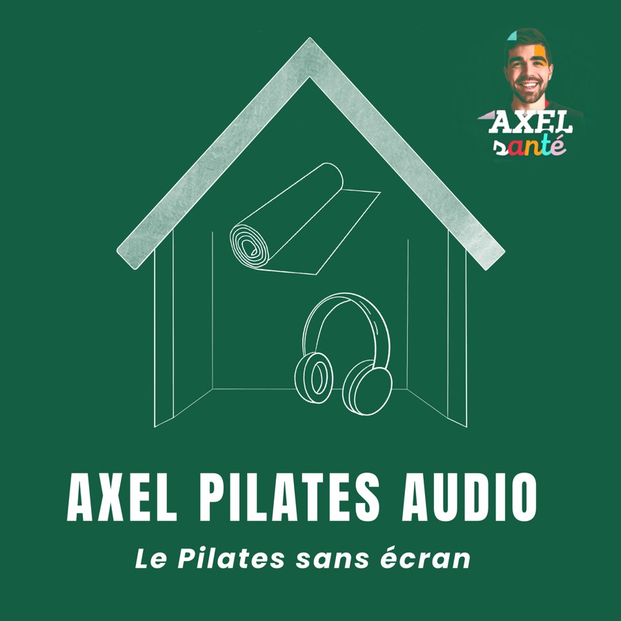 Logo Axel Pilates Audio, le Pilates sans écran
